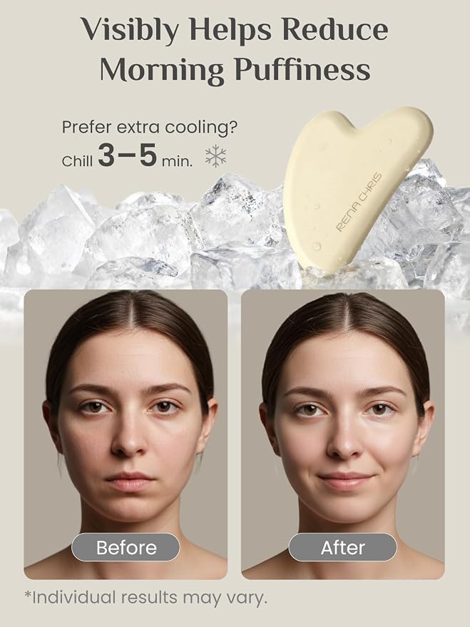 Rena Chris Gua Sha Facial Tools: Soft Silicone Guasha Tool - Image 5