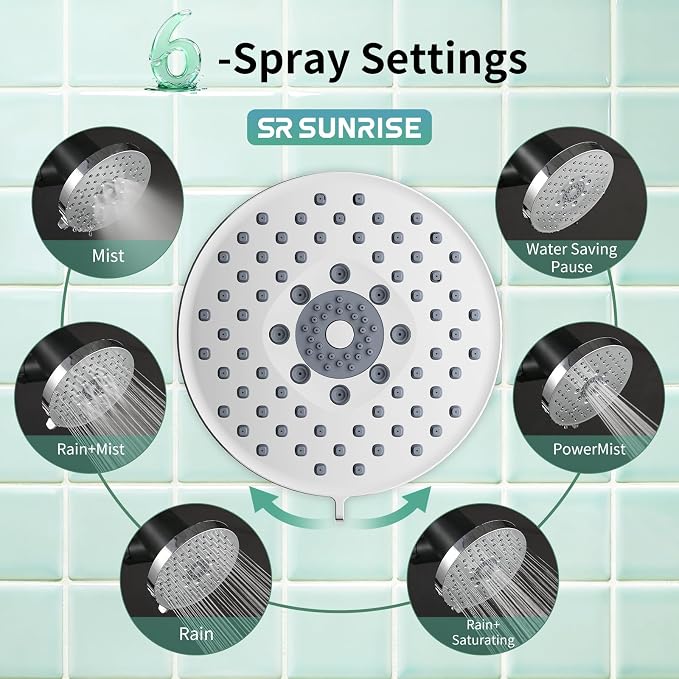 SR SUN RISE Filtered Shower Head - Image 3