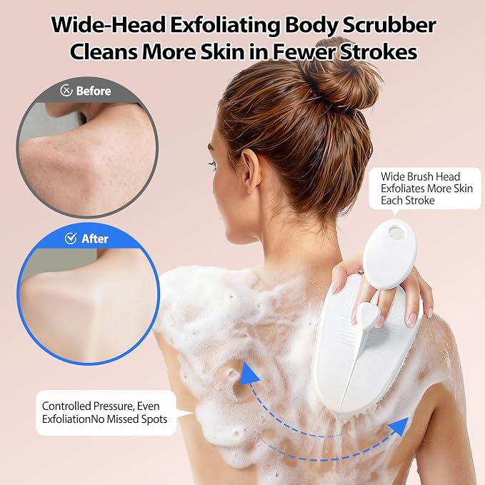 Shower Brush for Body, Extra-Large Bath Brush - Image 3