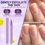 3Pcs Cuticle Oil Pusher Pen Set, 2-in-1 Ceramic Cuticle Pushers Pusher & Oil Pen - Image 2