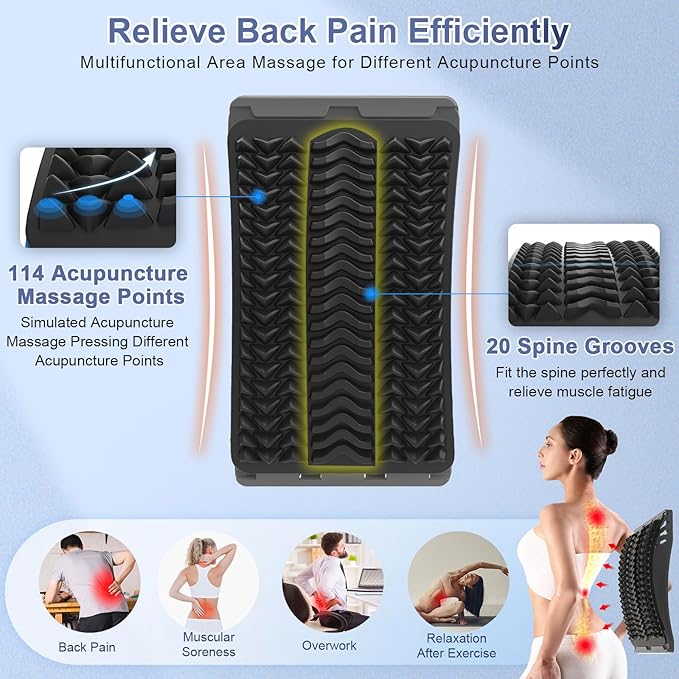 MINOLL Back Stretcher for Lower Back Pain Relief, Back Cracking Device - Image 2