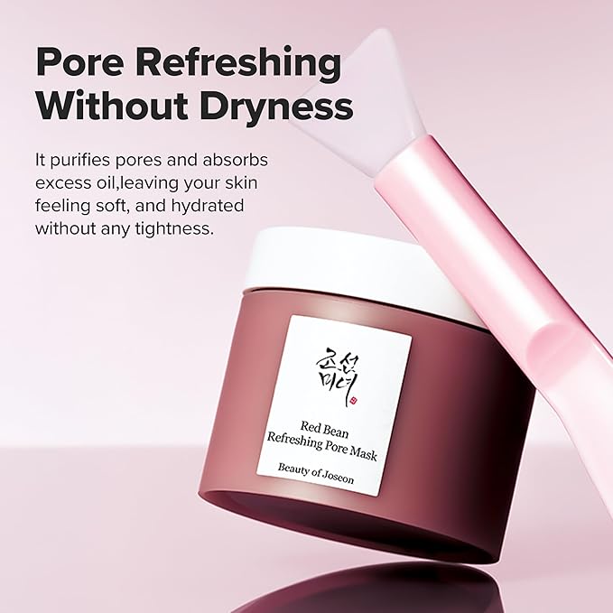 Beauty of Joseon Red Bean Pore Refreshing Mask Mud Cream Hydrating Wash Off Pack - Image 3