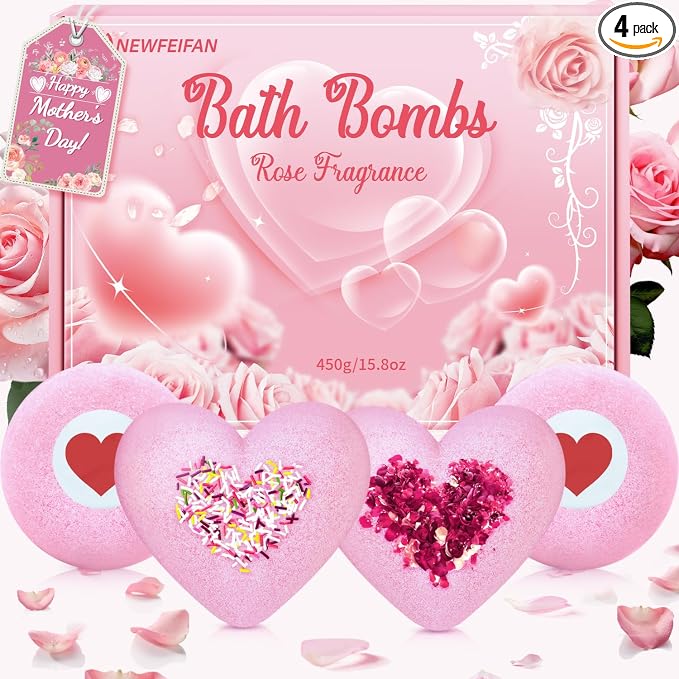Bath Bombs for Women XXL, Basket Set for Mothers Day Gifts for Mom by Newfeifan