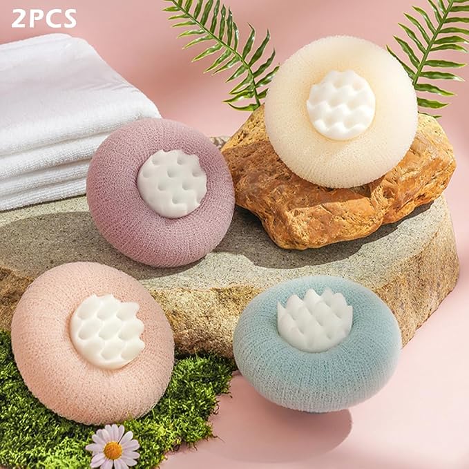 2Pack 2-in-1 Sunflower Bath Ball - Image 8