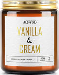 AOOVOO Vanilla Cream Candles - 9 oz Scented Candles by AOOVOO