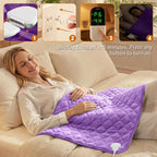 King Size Heating Pad for Back Pain 32"x24" Extra Large Electric Heating Pad - Image 9