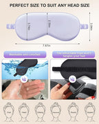 2Pack Silk Sleep Mask, IEKEODI Eye Mask - Image 2
