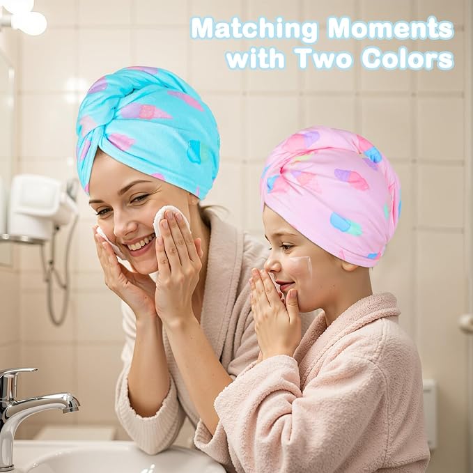 FIOBEE Microfiber Hair Towel Wrap - Image 2