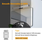 24.8Inch 2500LM Bathroom Light Fixtures 5CCT Optional, Dimmable Bathroom - Image 5