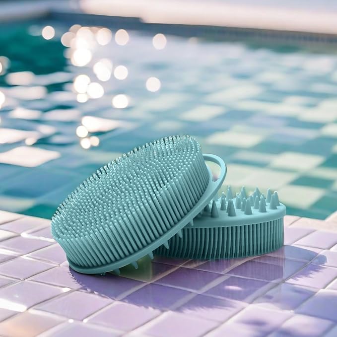 RamPula Silicone Body Scrubber, Silicone Loofah, Quick-Dry Exfoliating Body - Image 5