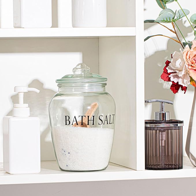 SiliFine 2 Sets 74 oz Bath Salt Container - Image 6