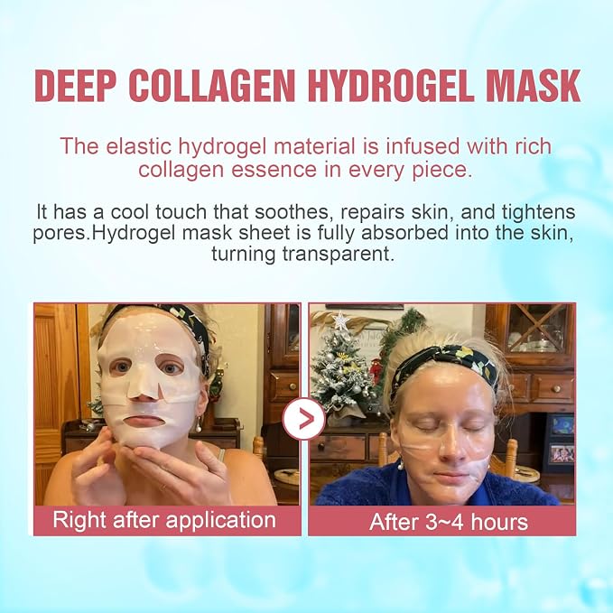 Deep Collagen Face Mask Overnight, Bio- Collagen Mask Real Deep Mask, Hydrating - Image 4