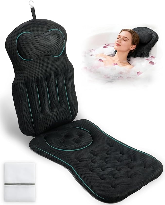 Full Body Bath Pillow for Bathtub, 5D Thick Tub Pillow for Bathtub by ForkidinnnOffical