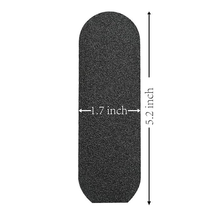 Stainless Steel Pedi File Refill, 180 Grit, Size 5.2" L x 1.7" W - Image 2