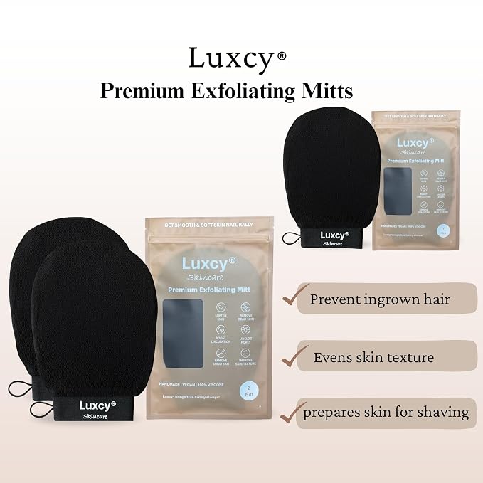 Premium Korean Exfoliating Mitt & Body Scrubber Glove, Viscose Fiber Dead Skin - Image 9