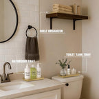 Bathroom Vanity Tray for Countertop, Bathroom Organizer for Soap, Perfume & - Image 4