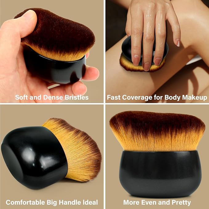 Extra Large Body Makeup Brush For Self Tanner, Leg Makeup &Bronzer Blend - Image 6