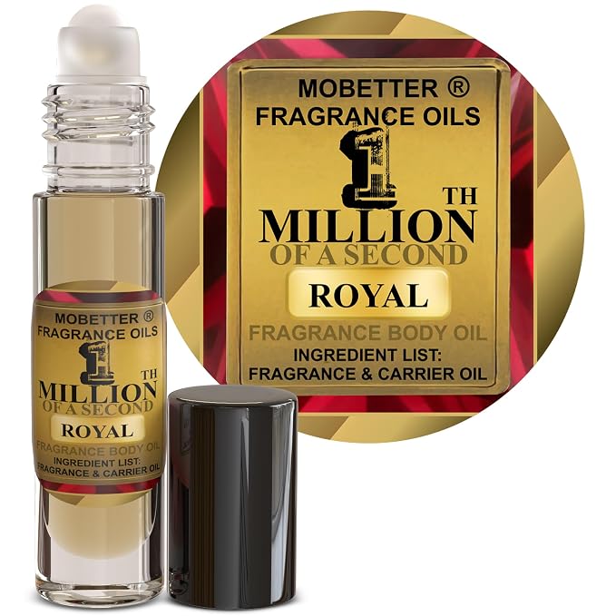 MOBETTER FRAGRANCE OILS 1 Millionth of a Second Royal Men Cologne Body Oil by MOBETTERFRAGRANCEOILS