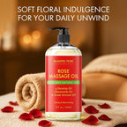 MAJESTIC PURE Rose Massage Oil for Massage Therapy - Image 3