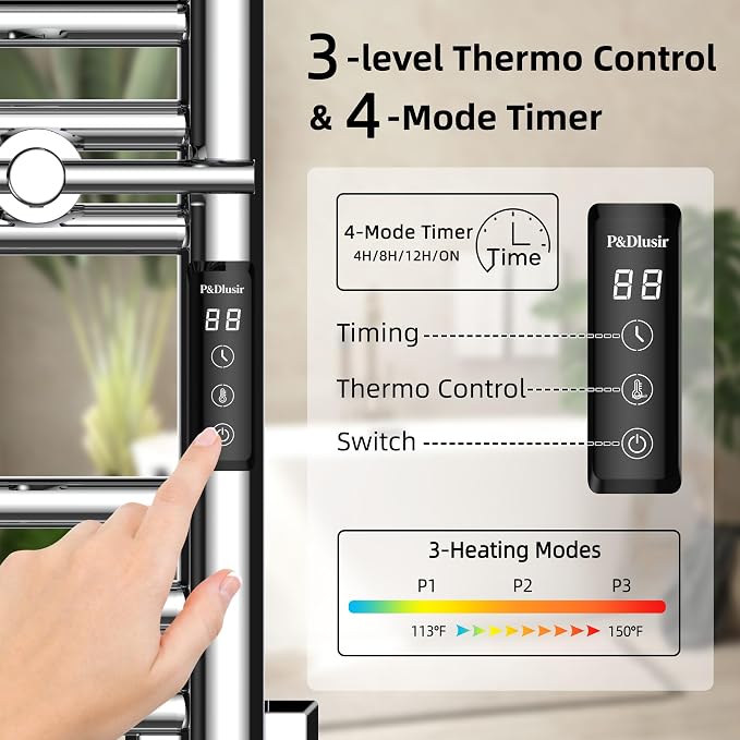 P&Dlusir Heated Towel Warmer - Image 3