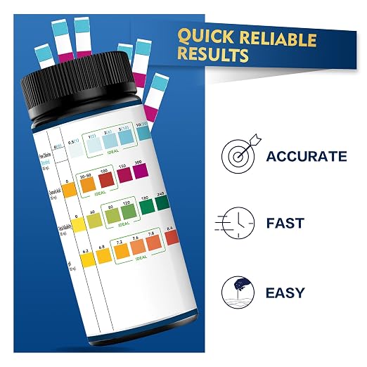 Pool Test Strips, 100 Strips Pool and Hot Tub Test Strips, Swimming Pool Test - Image 3