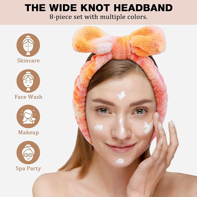 YOOVR 7pcs Spa Headband, Mothers Day Gifts Bulk, Stocking Stuffers - Image 6