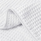 HOMEXCEL Waffle Bath Towels Set 4 Pack, Premium Microfiber Bathroom Towels - Image 2