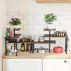 Kitchen Countertop Organizer, 3 Tier Moveable Corner Shelf Kitchen Shelf - Image 6
