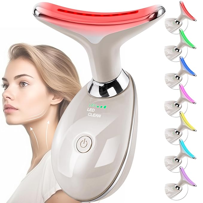 Facial Massager Red-Light-Therapy-for-Face and Neck, Face  culpting Wand by Doset
