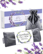 Lavender Eye Pillow for Relaxation, Sleep – Weighted Eye Mask for Headache by HIhealer
