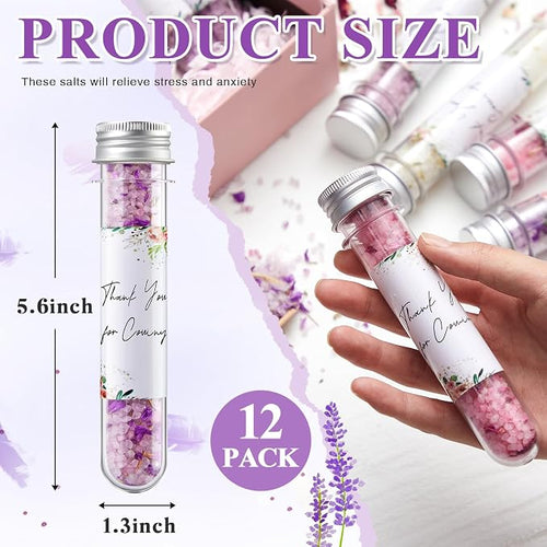 12 Pcs Aromatherapy Bath Salts Test Tube Bath Salts - Image 2