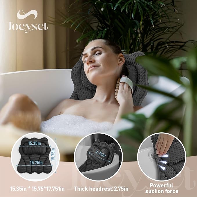Bath Pillows for Tub, Bath Pillow, Bathtub Pillow, and Luxury Bath Accessories - Image 3