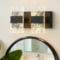 Modern LED Bathroom Light Fixtures Dimmable 2-Light Black Vanity Light by NADOSAHomeLighting