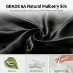 100% Mulberry Silk Sleep Mask for Women & Men – 22 Momme 6A Grade, 3D Contoured - Image 3
