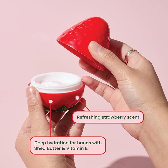 TONYMOLY Very Berry Strawberry Valentine’s Day Gift Set – Hydrating Hand Cream - Image 3