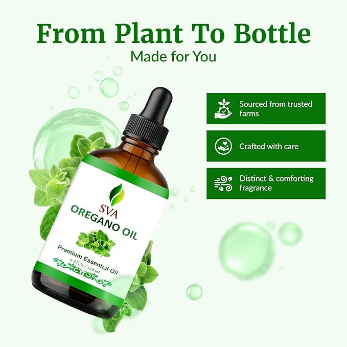 SVA Oregano Essential Oil – 4 Fl Oz – 100% Natural Oregano Oil - Image 5