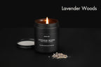 Lavender & Wood Scented Candle - Image 3