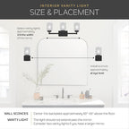 Kichler 3-Light Bathroom Vanity Light Fixture - Image 4