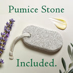 Dry Cracked Heels Repair with Pumice Stone | Organic Foot Cream - Image 4
