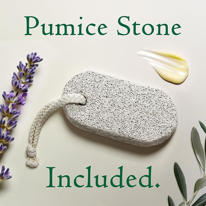 Dry Cracked Heels Repair with Pumice Stone | Organic Foot Cream - Image 4