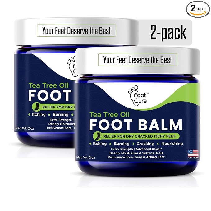FOOT CURE Tea Tree Oil Balm – Moisturizer by FOOTCURE