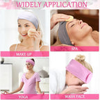 Hoteam 30 Pack Spa Headband Facial Esthetician Hair Wrap - Image 4