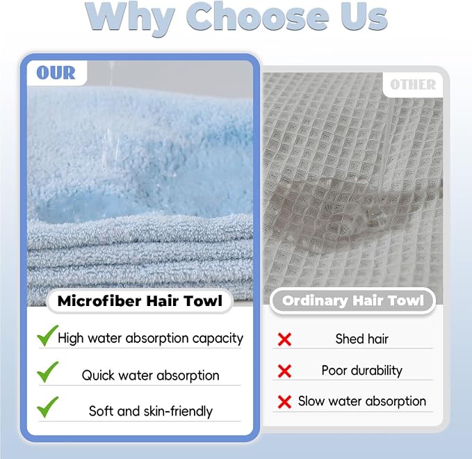 Cute Dog Microfiber Hair Towel Wrap, Single Pack Hair Quick Dry Towel - Image 4