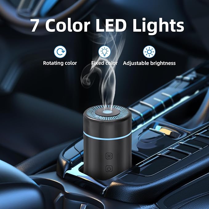 SEEDSEEL 100ML Car Diffuser, USB Rechargeable Battery Operated, Powered - Image 6
