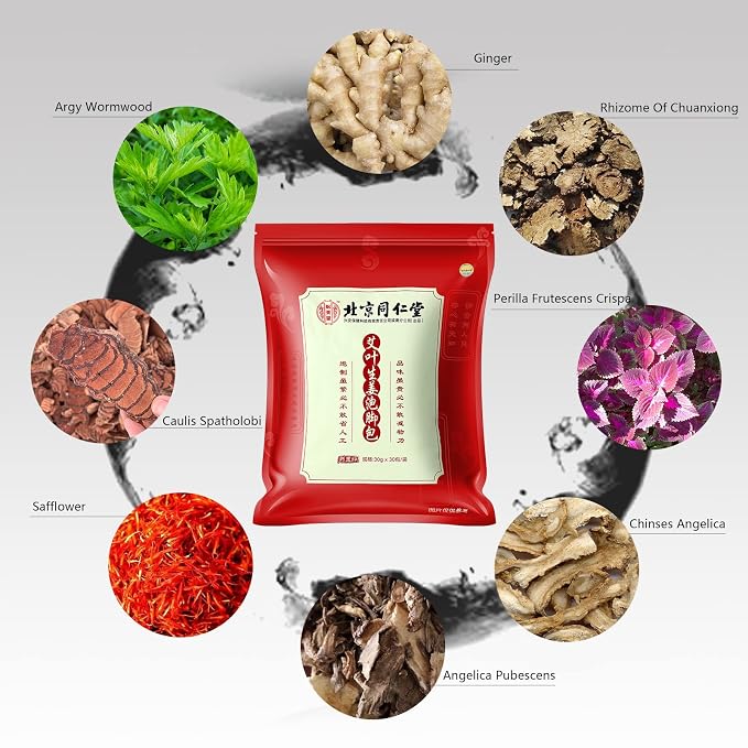 30 Pack Ginger Herbal Foot Soak Spa - 900g Natural Plant Blend - Image 4