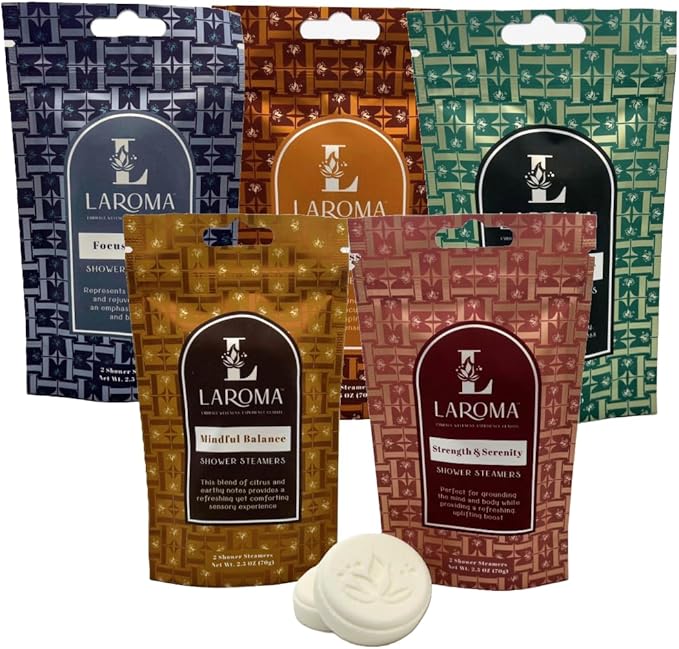 Laroma Aromatherapy Shower Steamers, 10 Pack Shower Bombs by Laroma