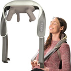 adomii Electric Neck and Back Massager, Heat Function Deep Tissue Cordless Neck by adomii