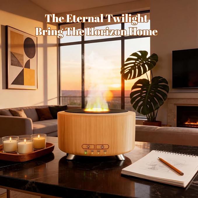 Essential Oil Diffuser for Home, 500 Aromatherapy Diffuser Oil Machine for - Image 2