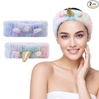 Kawaii Spa Headbands for Women Girls by FLYINGMAGE