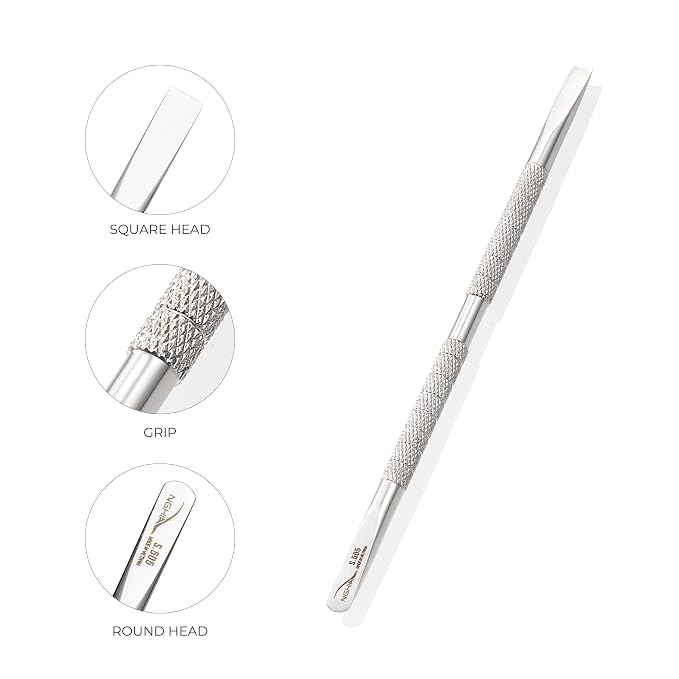 NGHIA Pusher - S-505 | Double–Ended Cuticle Pusher | Precision Nail Care Tool| - Image 4